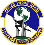 STICKER USAF 11th Force Support Squadron
