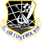 STICKER USAF 11TH AIR CONTROL WING