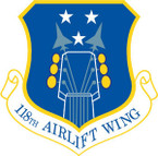 STICKER USAF 118TH AIRLIFT WING