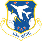 STICKER USAF 113TH WING