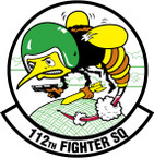STICKER USAF 112TH FIGHTER SQUADRON
