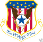 STICKER USAF 110TH FIGHTER WING