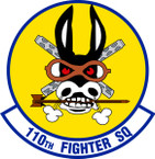 STICKER USAF 110TH FIGHTER SQUADRON