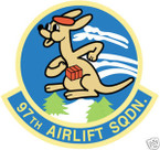 STICKER USAF  97TH AIRLIFT SQUADRON
