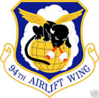 STICKER USAF  94TH AIRLIFT WING