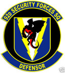 STICKER USAF  92ND SECURITY FORCES SQUADRON
