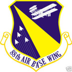 STICKER USAF  88TH AIRBASE WING