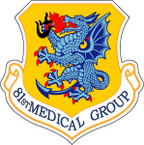 STICKER USAF  81st MEDICAL GROUP