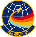 STICKER USAF  65TH AIRLIFT SQUADRON