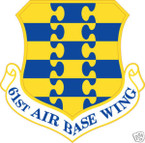 STICKER USAF  61ST AIR BASE WING