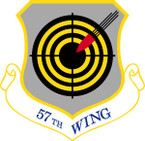 STICKER USAF  57TH FIGHTER WING DECAL