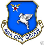 STICKER USAF  46TH OPERATION SUPPORT GROUP