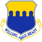 STICKER USAF  43RD AIRLIFT WING