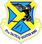 STICKER USAF  37th Tactical Fighter Wing