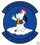 STICKER USAF  36TH RESCUE SQUADRON