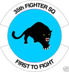 STICKER USAF  35TH FIGHTER SQUADRON