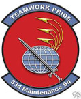 STICKER USAF  33RD MAINTENANCE SQUADRON