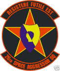 STICKER USAF  26TH SPACE AGGRESSOR SQUADRON