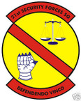 STICKER USAF  21ST SECURITY FORCES SQUADRON