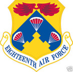 STICKER USAF  18TH AIR FORCE