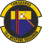 STICKER USAF  16TH WEAPONS SQUADRON