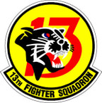 STICKER USAF  13TH FIGHTER SQUADRON