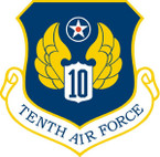 STICKER USAF  10TH AIR FORCE