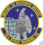 STICKER USAF  10th SPACE WARNING SQUADRON