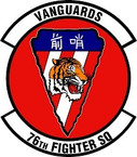 STICKER USAF   76th Fighter Squadron B