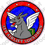 STICKER USAF   4TH AIRLIFT SQUADRON
