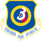 STICKER USAF   3RD AIR FORCE