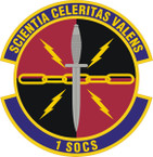 STICKER USAF   1st SOCS