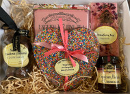 Mother's Day Gift Treat Hamper Box
Gourmet Chocolates, Tea and Condiments.