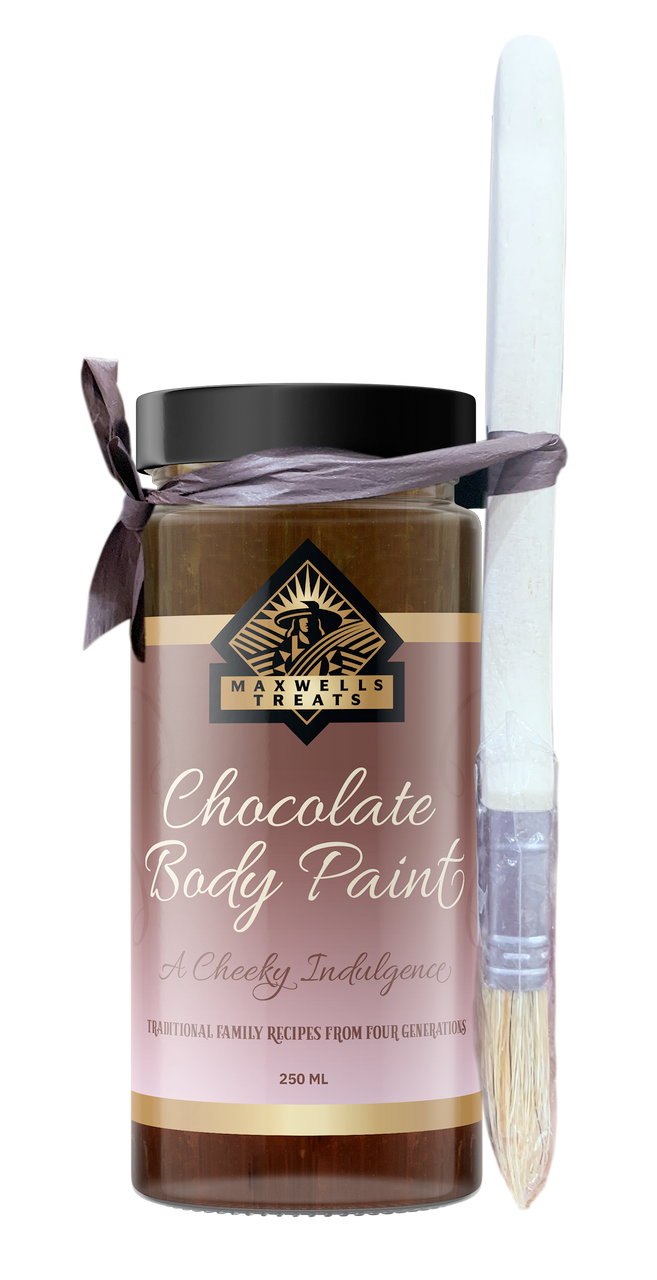 Edible Chocolate Body Paint. Lick and enjoy.