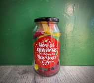 Home for Christmas. In therapy by New Years. 
Wine Gums.
Keep sane this festive season with this hilarious gift