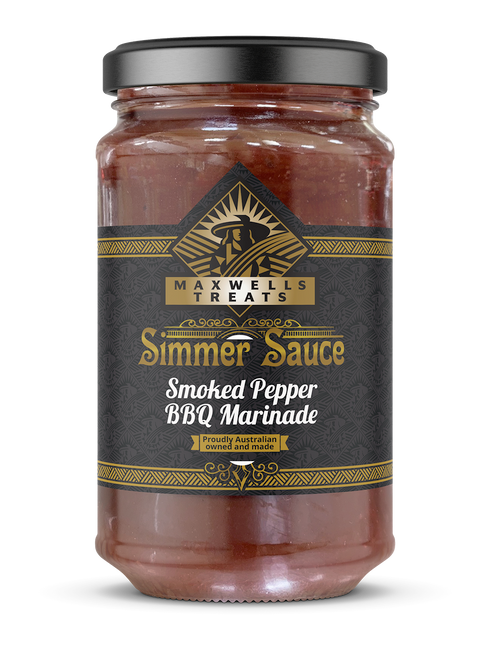 Smoked Pepper BBQ Marinade
Simmer Sauce
Maxwell's Treats
The Treat Factory