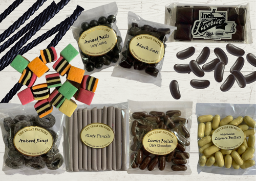 Licroice Lovers Gourmet Gift Hamper
Bullets , Licorice, Aniseed and more.