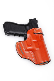 Leather CROSS DRAW Holster - Open Top