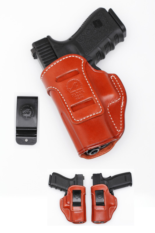 Leather Inside the Waist GLOCK 48 IWB # 5348 Gun Holster Ambidextrous