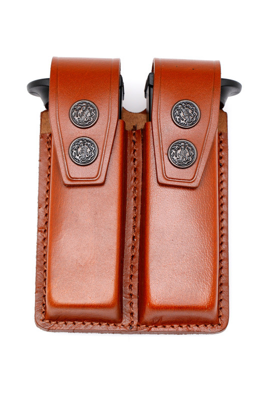 LW Étui Browning 7,65 cuir marron Fabricant H.K - Ventes d'antiquités