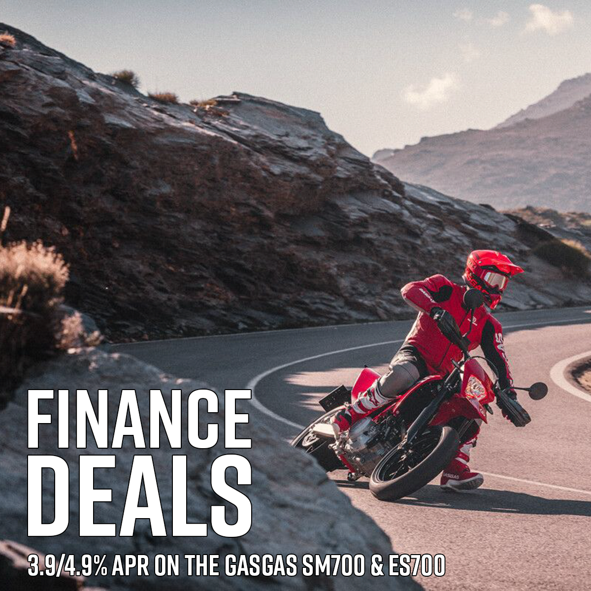 Finance deals on GASGAS SM700 and ES700 models