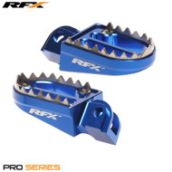 RFX Tooth Foot Pegs KTM Husqvarna Blue fits 85SX TC85 2018> 125 2016>