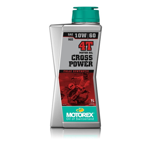 MOTOREX Motor Oil - Cross Power 4T | 10W/60 Oil 1 Litre (MCP005)