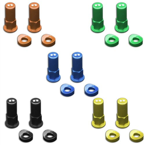 Nihilo Concepts Rim Lock Nut Kit (Blue, Green, Orange, Yellow, Black) (NRLN)