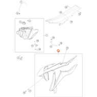 KTM OEM Spoiler Kit SX 2018 79008054000EBF