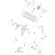 KTM OEM Inner Ring KTM 85SX 2018 47232013000