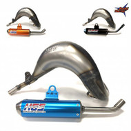 HGS Front Pipe and Silencer in Blue, Orange or Black for KTM SX85 and HUSQVARNA TC85 2018