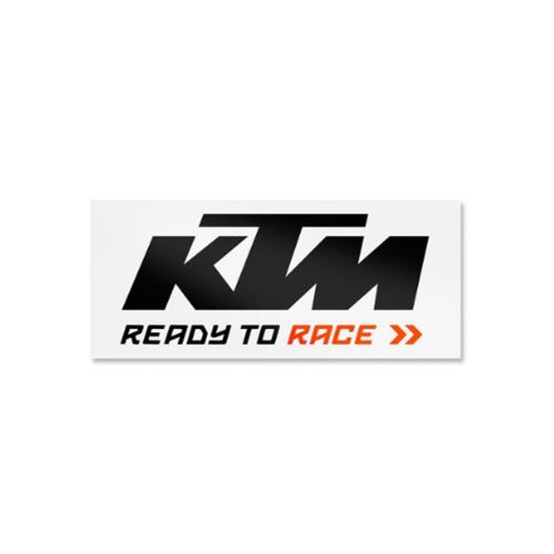 KTM OEM Van Sticker Black/White - Judd Racing