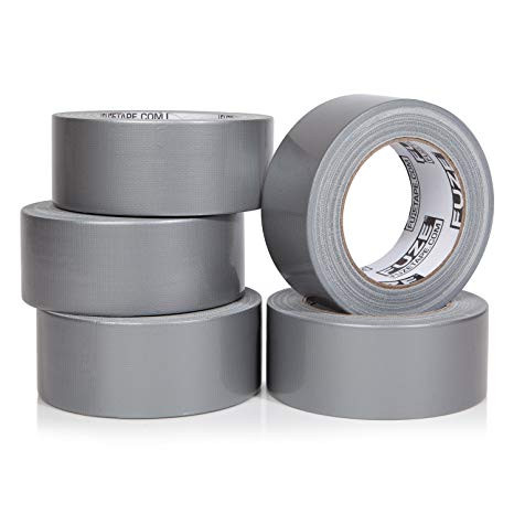 OFFER! 5 Pack Silver Duck, Duct, Gaffa Tape 48mm x 50 meters