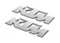 KTM 3D Sticker Silver (62108095000BB)